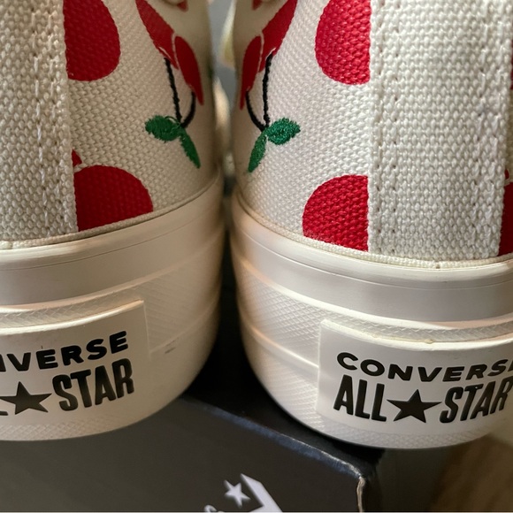 Converse Cherry Print High-Top Sneakers - Picture 7 of 11